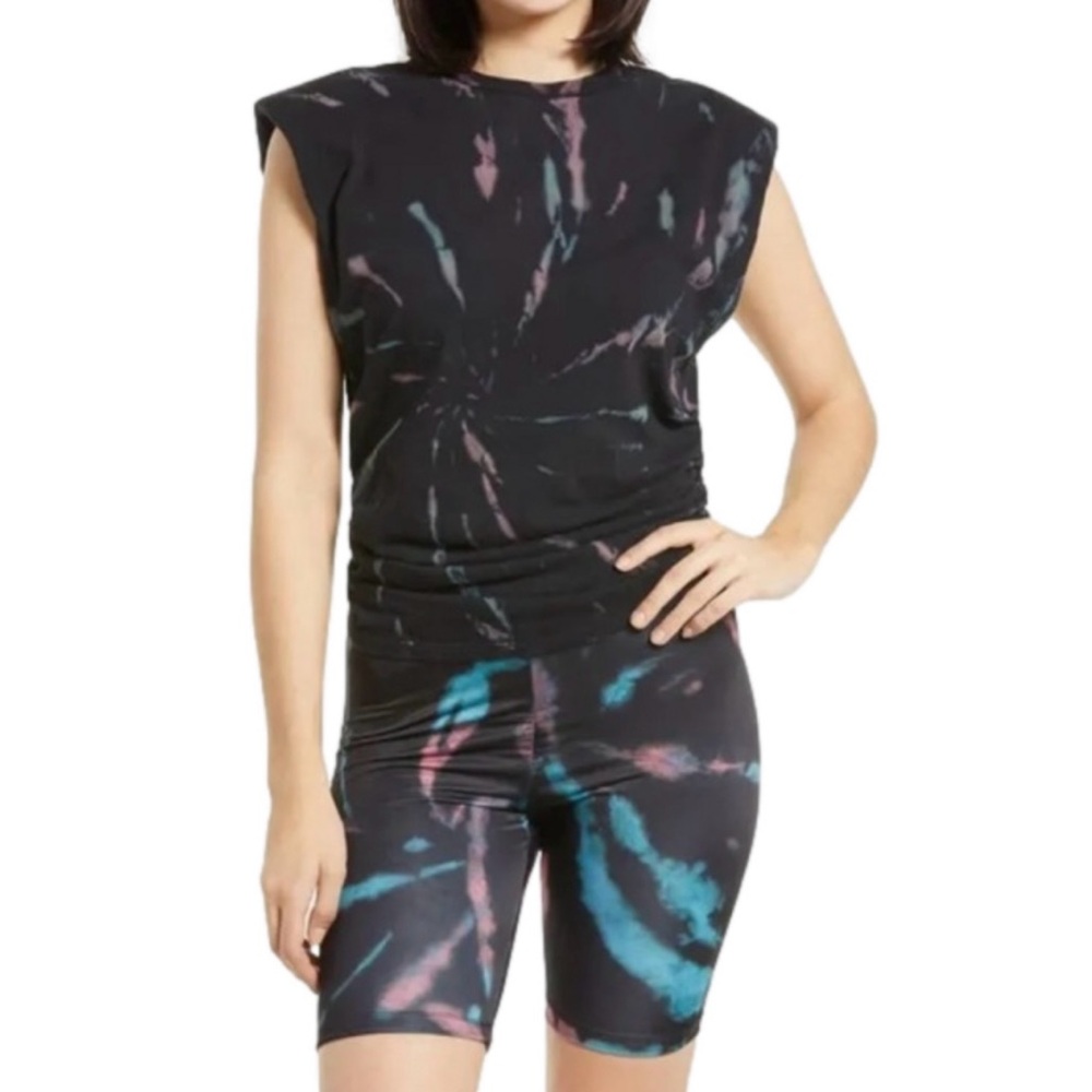 AFRM Black Tie-Dye Tank Top Size Small